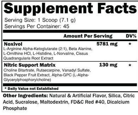 CTD Sports Noxivol Powder 45 servings|Muscle Pumps|Bodyandfitness.com