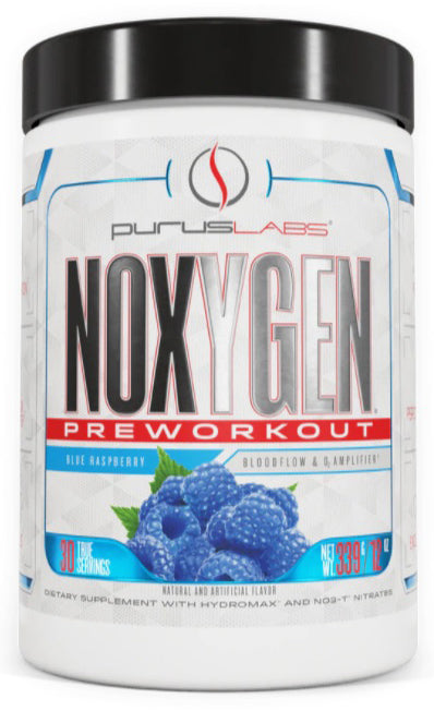 Purus Labs NOXYGEN Pre-Workout the best muscle pumps Blue