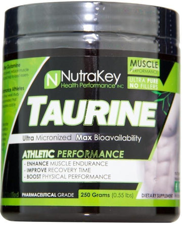 Nutrakey Taurine 250 gms|Amino Acids|Bodyandfitness.com