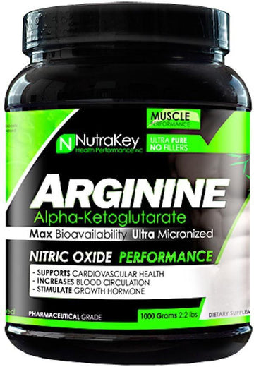 NutraKey Arginine AKG 1000 gms|Arginine|Bodyandfitness.com