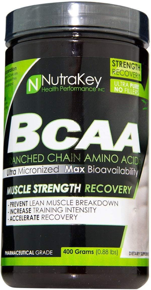 NutraKey BCAA Powder 400 gms|BCAA|Bodyandfitness.com