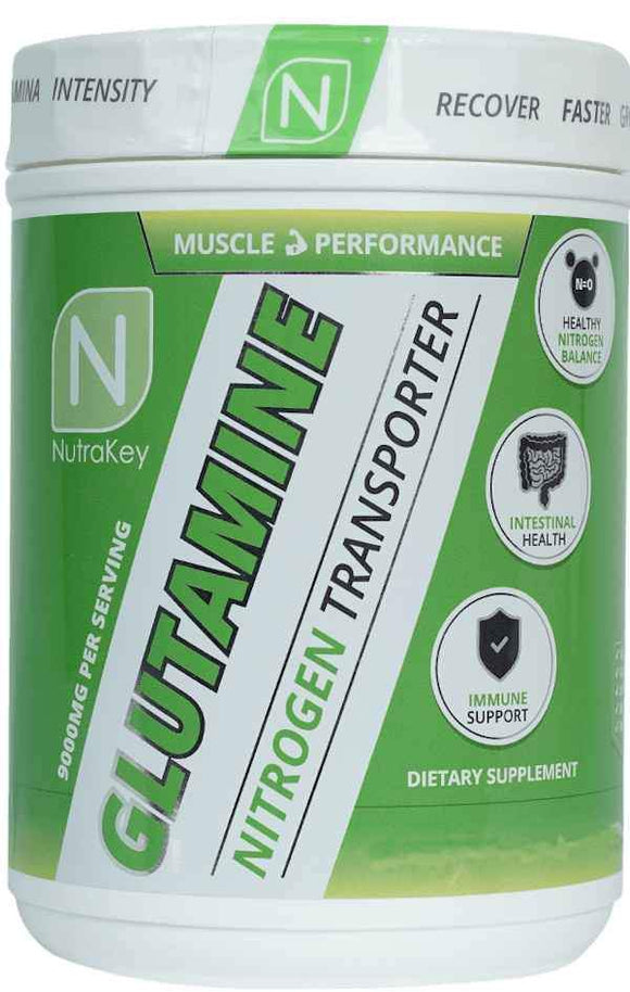NutraKey Glutamine 500 gms|Glutamine|Bodyandfitness.com