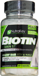NutraKey Biotin 60 caps|Hair Vitamins|Bodyandfitness.com