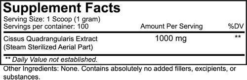Nutrakey Cissus Powder 100 gms|Joint Support|Bodyandfitness.com