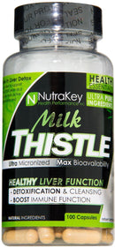 Nutrakey Milk Thistle 100 caps|Liver Support|Bodyandfitness.com