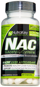 Nutrakey NAC 60 caps|Liver Support|Bodyandfitness.com