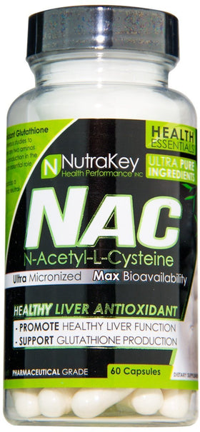 Nutrakey NAC 60 caps|Liver Support|Bodyandfitness.com