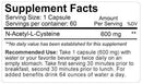 Nutrakey NAC 60 caps|Liver Support|Bodyandfitness.com