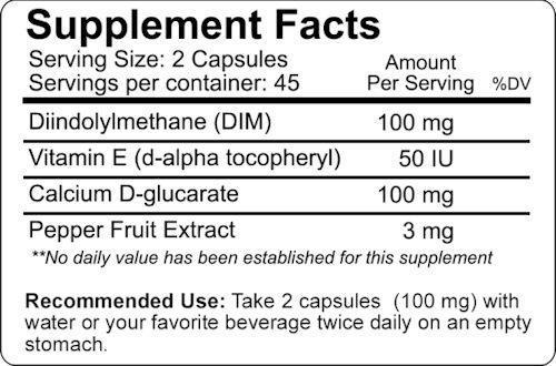 NutraKey DIM 90 Capsules|Test Booster|Bodyandfitness.com