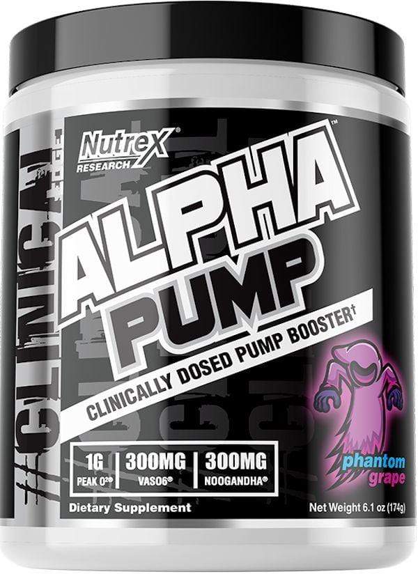 Nutrex Alpha Pump Pre-Workout big pumps grape
