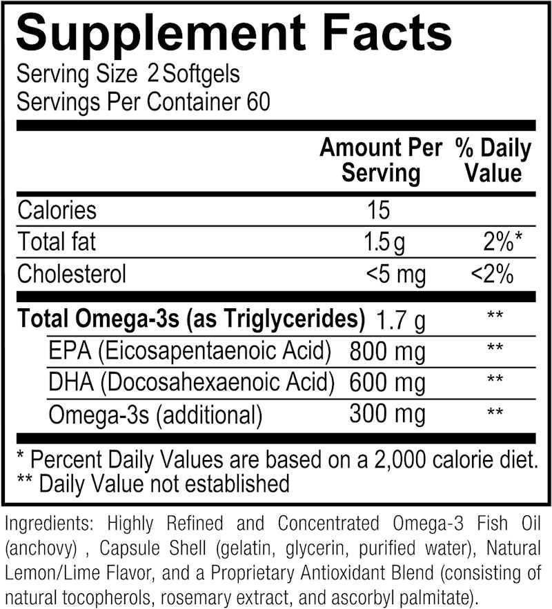 Revive MD Omega 3  fact