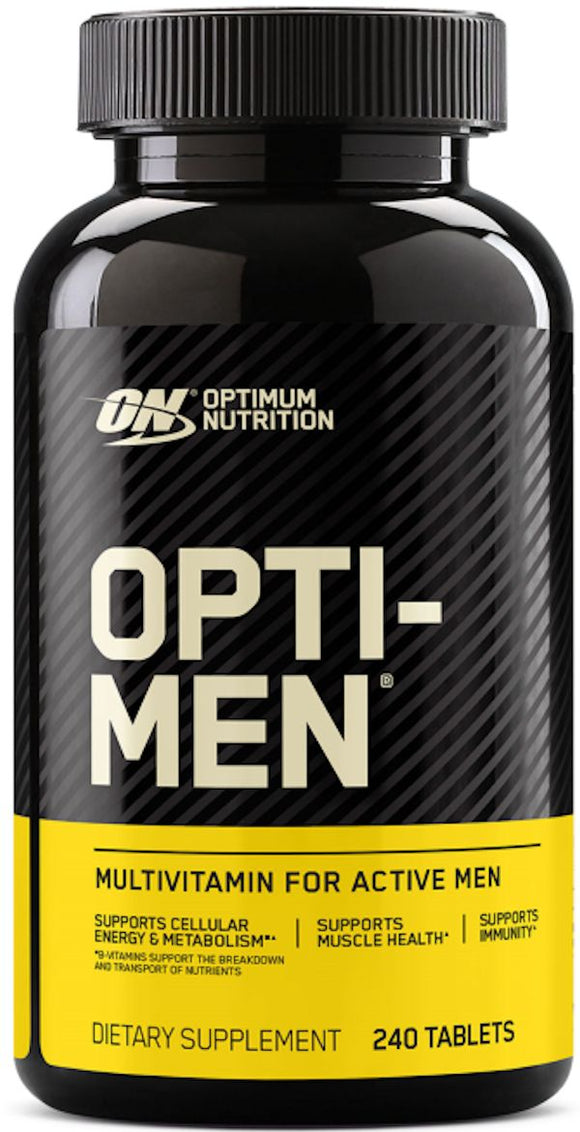 Optimum Nutrition Opti-Men 240 tabs|Multi Vitamin|Bodyandfitness.com