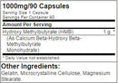 Optimum Nutrition HMB 1000 90 Caps|HMB|Bodyandfitness.com