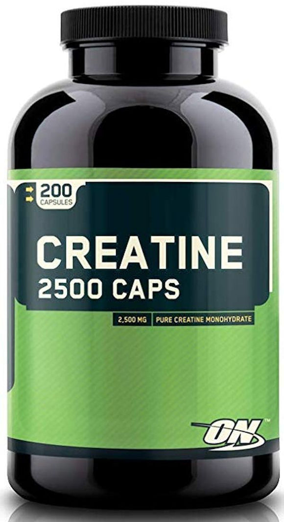 Optimum Nutrition Creatine 2500 200 Caps|Creatine|Bodyandfitness.com