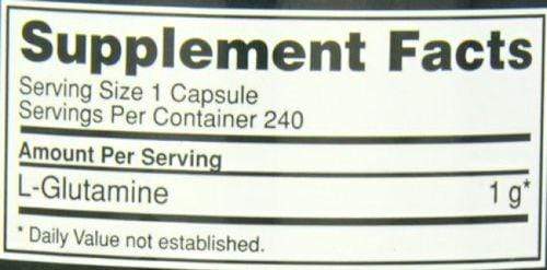 Optimum Nutrition Glutamine 1000 240 Caps|Glutamine|Bodyandfitness.com