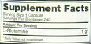 Optimum Nutrition Glutamine 1000 240 Caps|Glutamine|Bodyandfitness.com