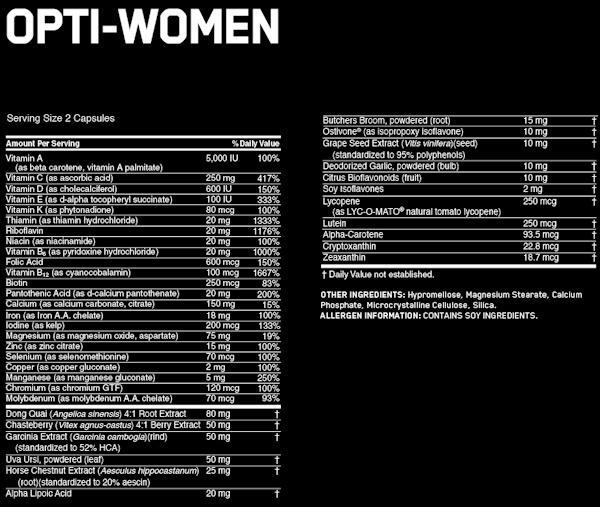 Optimum Nutrition Opti-Women 60 Caps