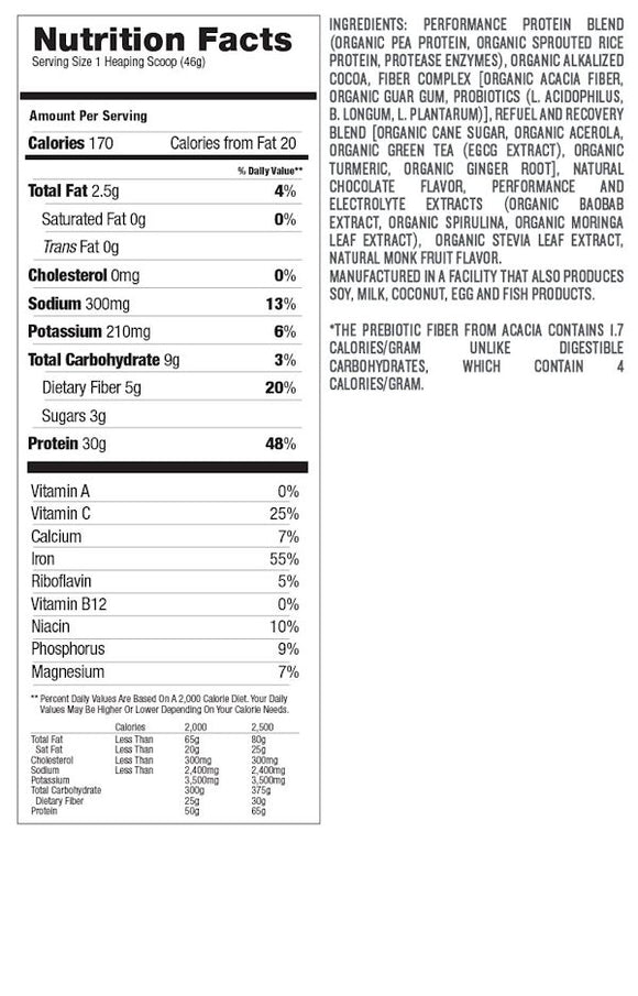 Designer Protein Organic Pro 30: Plant-Based|Protein|Bodyandfitness.com