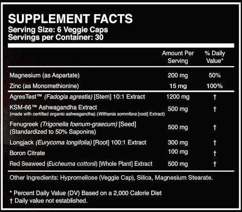 Outbreak Nutrition Rise 180 caps.|Test Booster|Bodyandfitness.com