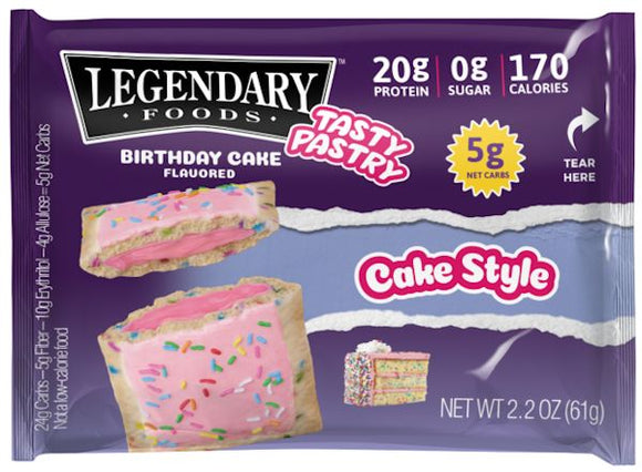 Legendary Foods Tasty Pastry Toaster Pastries (1.7oz 10 Pack)|Health Food|Bodyandfitness.com