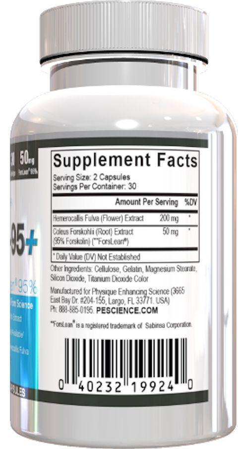 PEScience Forskolin 95 60 ct