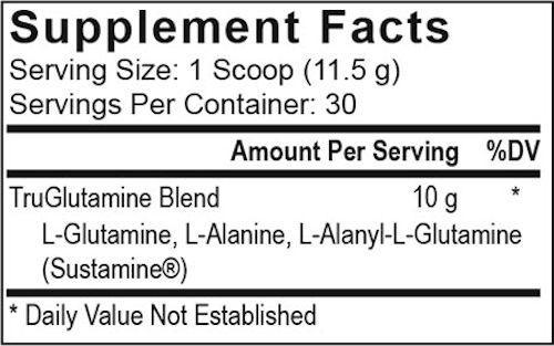 PEScience TruGlutamine 30 servings|Glutamine|Bodyandfitness.com