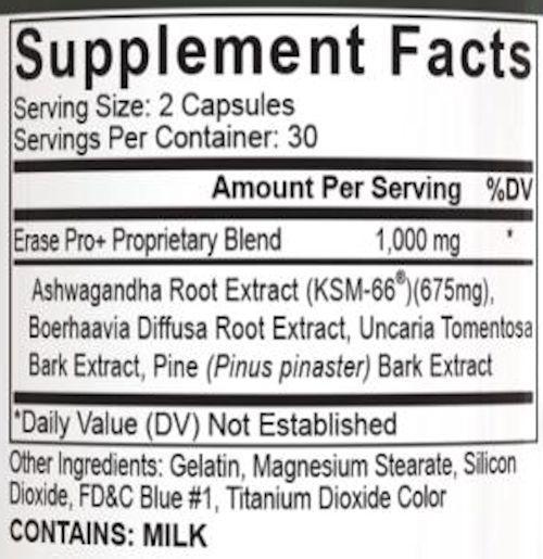 PEScience Erase Pro 60 Capsules|Lean Muscle|Bodyandfitness.com