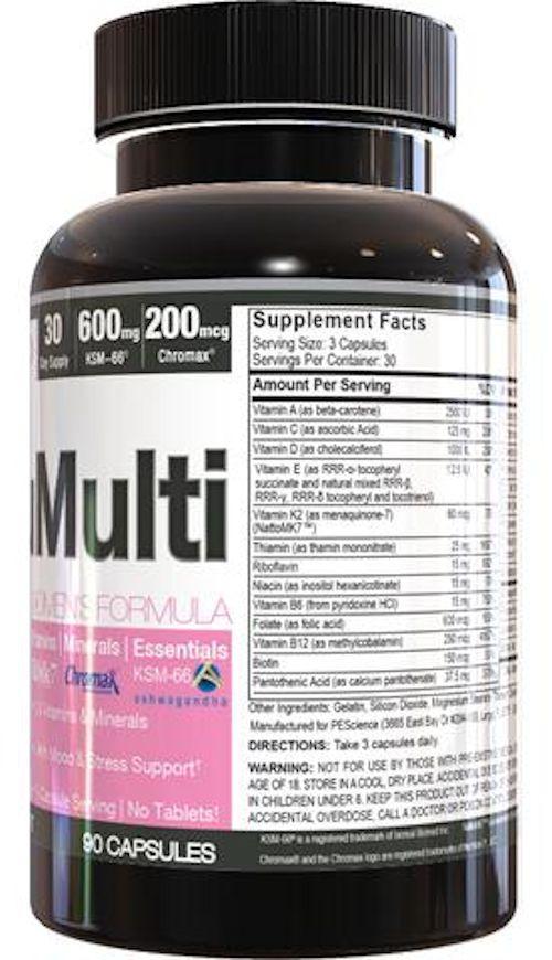 PEScience TruMulti Women's 60 caps.|Multi Vitamin|Bodyandfitness.com