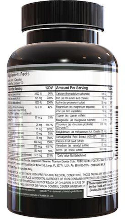 PEScience TruMulti Women's 60 caps.|Multi Vitamin|Bodyandfitness.com