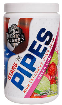Merica Labz Stars N Pipes Fresa Lima