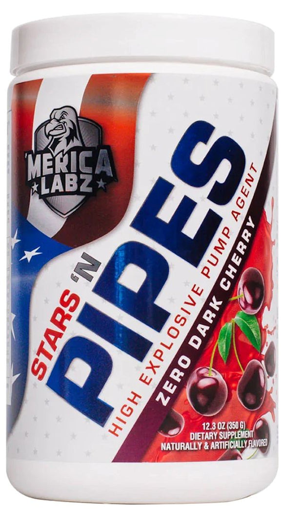 Merica Labz Stars N Pipes 20 Servings|Pre-Workout|Bodyandfitness.com
