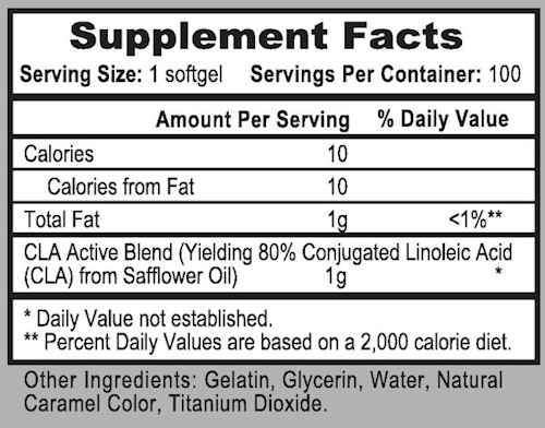 Prime Nutrition CLA 100 caps|CLA|Bodyandfitness.com