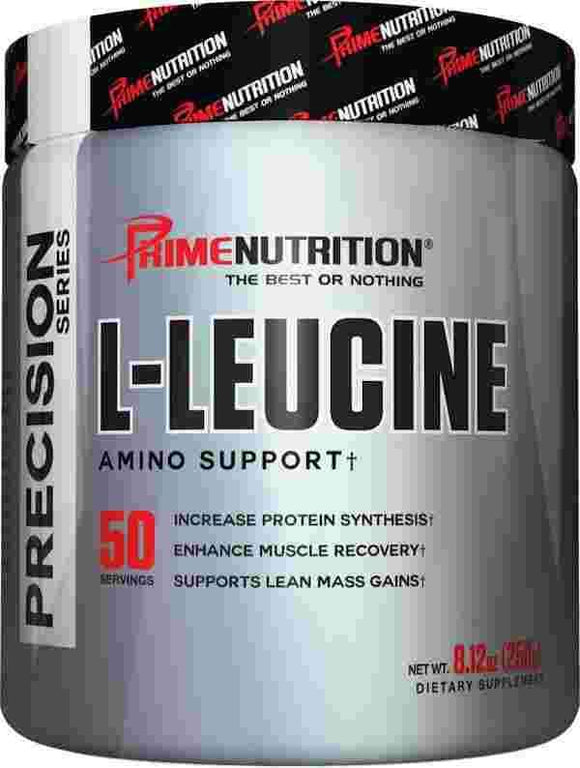 Prime Nutrition L-Leucine 50 servings|BCAA|Bodyandfitness.com