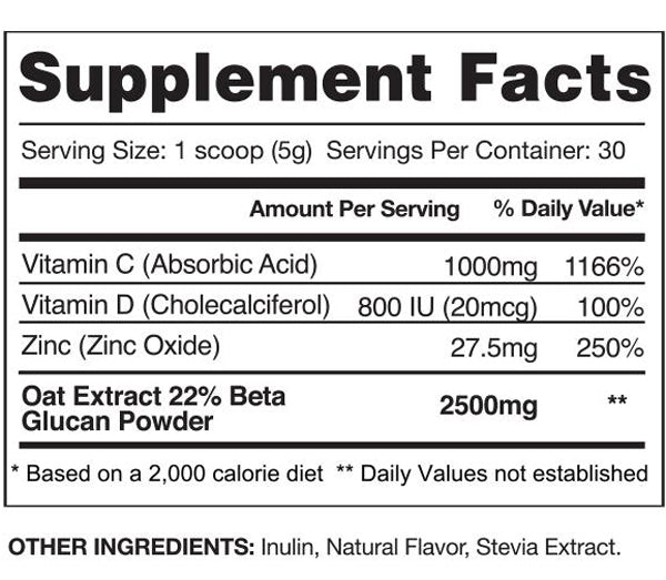 Gaspari Proven Immunity fact