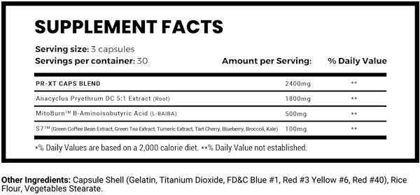 MAN Sports PR-XT facts muscle growth
