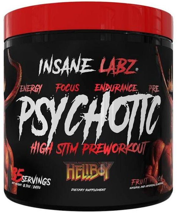 Insane Labz Psychotic Hellboy Pre Workout|Pre-Workout|Bodyandfitness.com