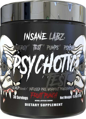Insane Labz Psychotic Test 30 servings|Pre-Workout|Bodyandfitness.com