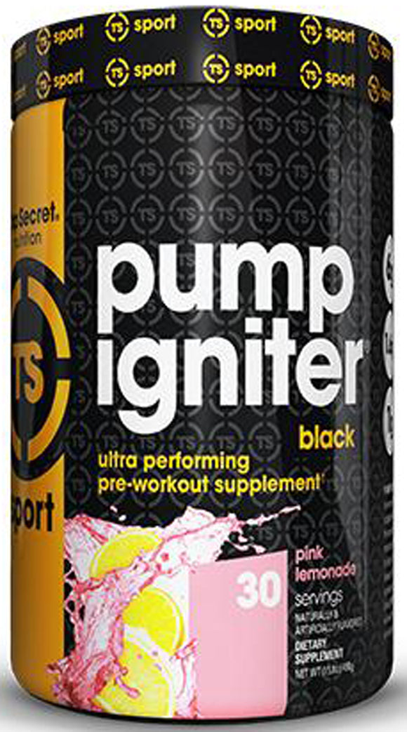 Top Secret Nutrition Pump Igniter Black 30 servings|Muscle Pumps|Bodyandfitness.com