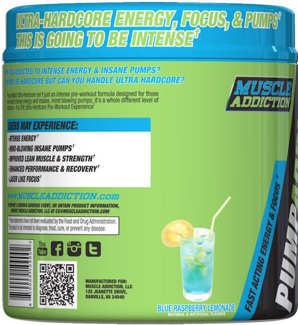 Muscle Addiction Pump Addict Ultra Hardcore 40 servings|VASO6|Bodyandfitness.com