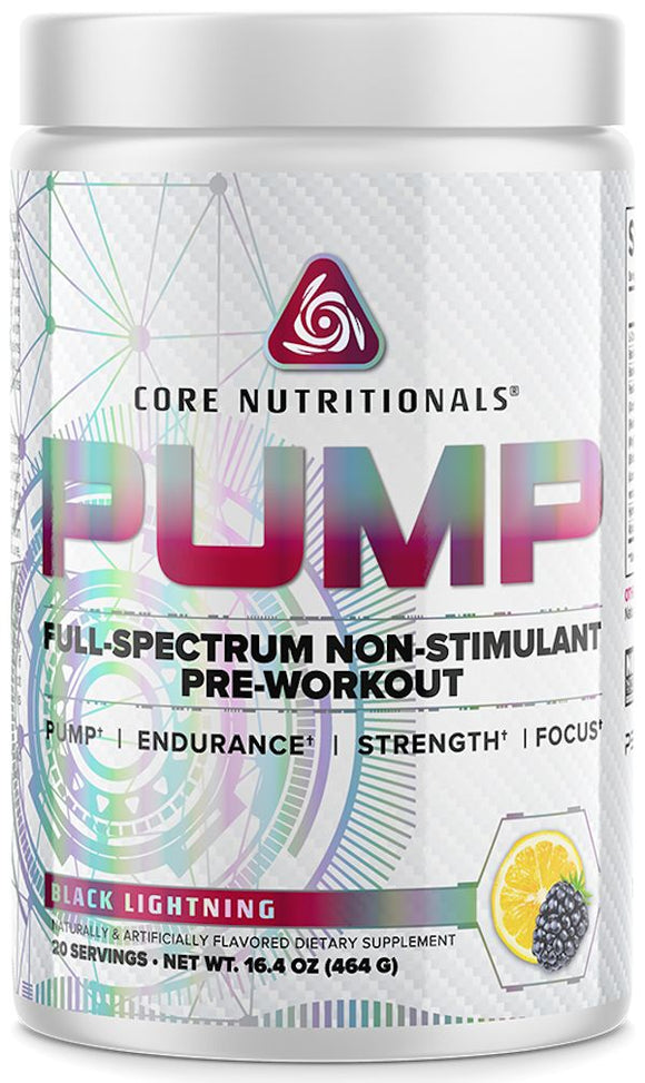 Core Nutritionals Pump Non-Stimulant Pre Workout|Muscle Pumps|Bodyandfitness.com