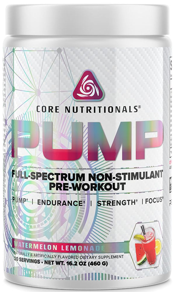 Core Nutritionals Pump Non-Stimulant Pre Workout|Muscle Pumps|Bodyandfitness.com