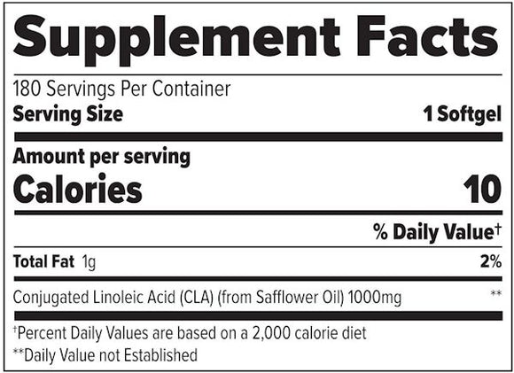 FinaFlex Pure CLA 180 softgels Ultimate Weight Loss|CLA|Bodyandfitness.com