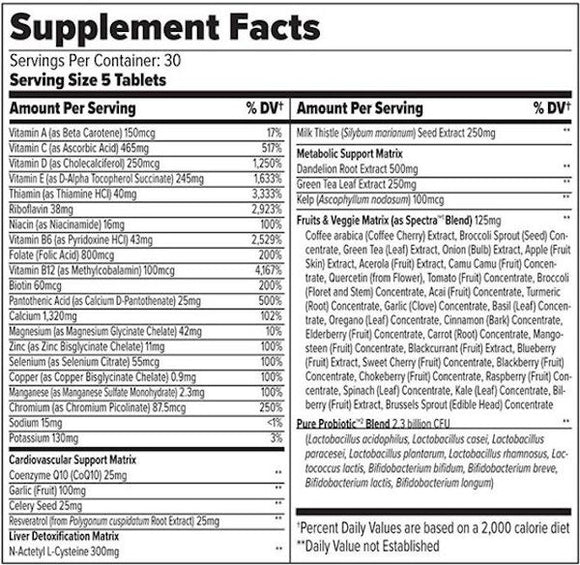 Finaflex Pure Multi 150 Tablets|Multi Vitamin|Bodyandfitness.com