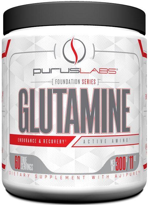 Purus Labs L-Glutamine 300gms 60 servings|Glutamine|Bodyandfitness.com