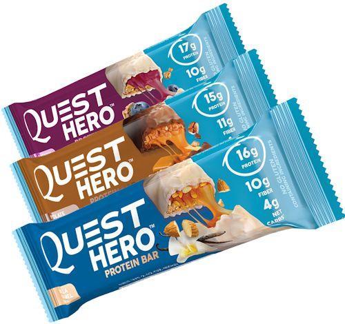 Quest Hero Bars  box of 12|Bars|Bodyandfitness.com