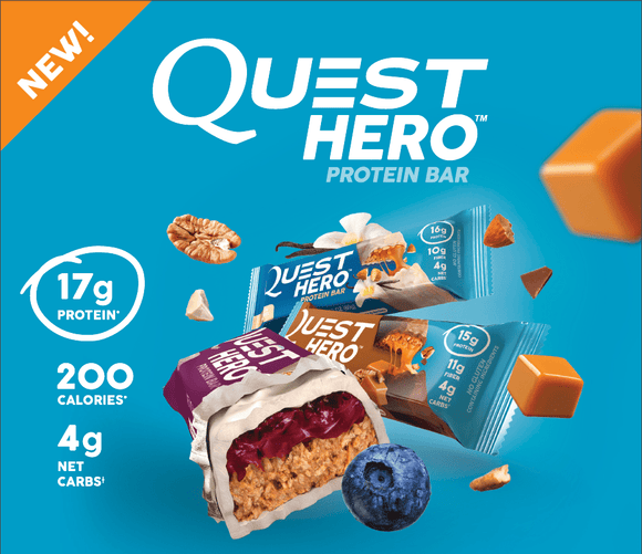 Quest Hero Bars  box of 12|Bars|Bodyandfitness.com