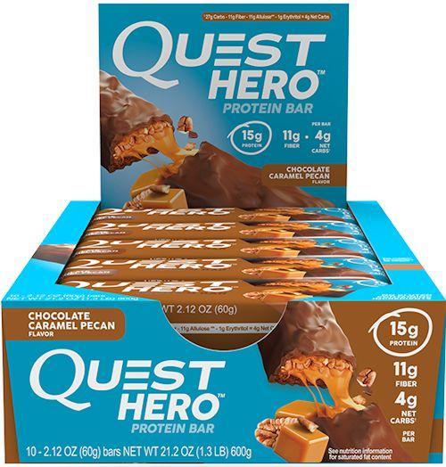 Quest Hero Bars  box of 12|Bars|Bodyandfitness.com
