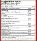 Frenzy Labz Rauage Pre-Workout fact