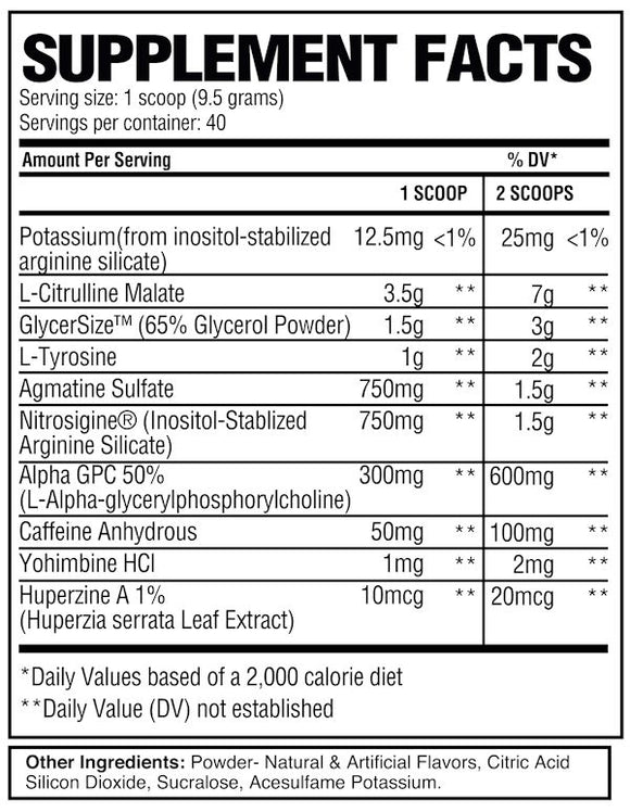 Raw Nutrition Burn Thermogenic Powder 30 Servings|Fat Burner|Bodyandfitness.com