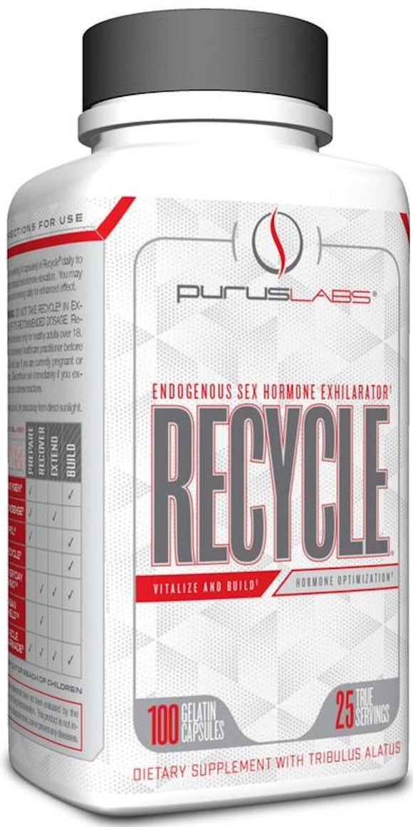 Purus Labs Recycle 100 Capsules|Test Booster|Bodyandfitness.com
